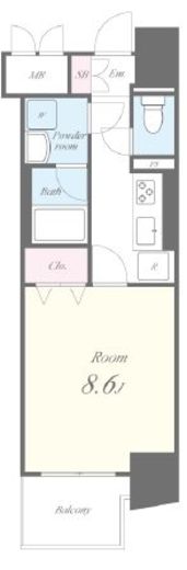 アルティオ ドマーニ　704号室　間取り