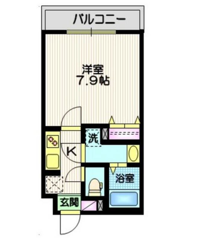 朝日リゾート　306号室　間取り
