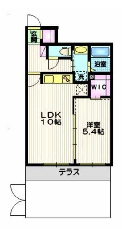 朝日リゾート　102号室　間取り