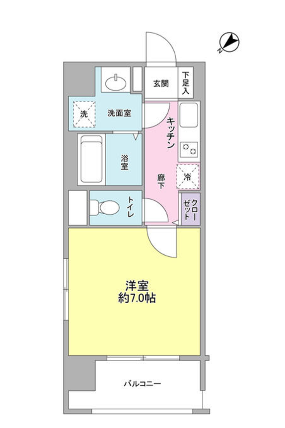 オーククレストビル　303号室　間取り