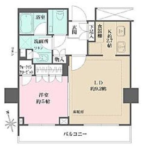 コモレ四谷ザ・レジデンス四谷ガーデン　402号室　間取り