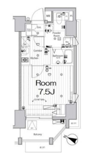 レガシア千代田三崎町　903号室　間取り