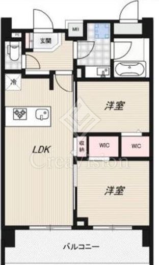 RIDGE豊洲　1005号室　間取り