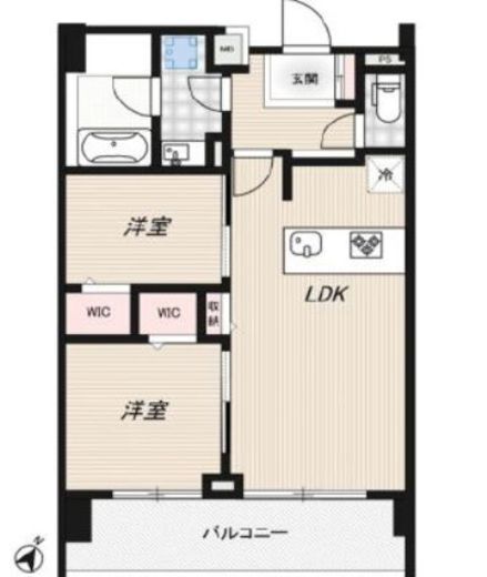 RIDGE豊洲　1006号室　間取り