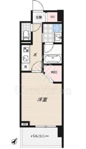 RIDGE豊洲　305号室　間取り
