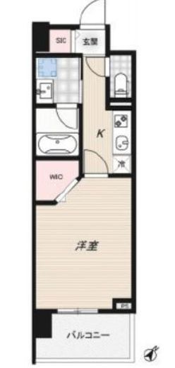 RIDGE豊洲　309号室　間取り