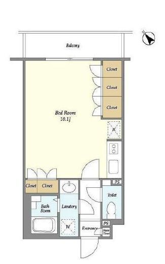 KDXレジデンス学芸大学　205号室　間取り