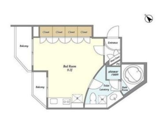 KDXレジデンス学芸大学　301号室　間取り