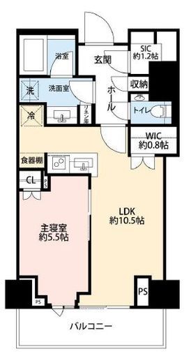 パークコート神宮北参道ザタワー　912号室　間取り
