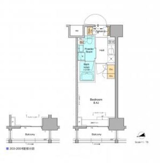 プラウドフラット西早稲田　503号室　間取り