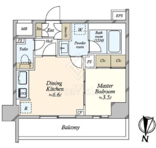 パークリュクス清澄白河　209号室　間取り