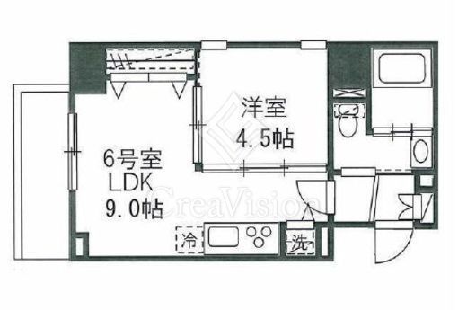 プレジール神宮前　306号室　間取り