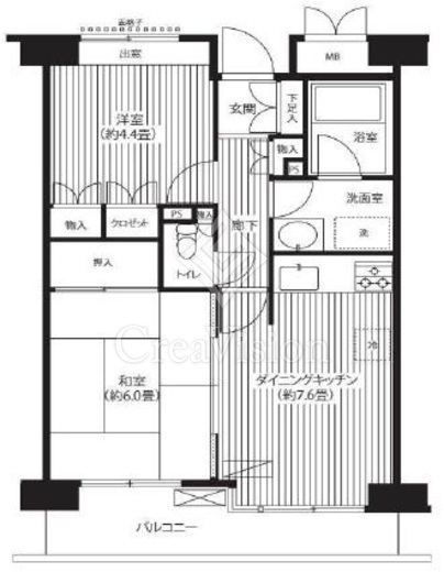 ステラメゾン武蔵小山　114号室　間取り
