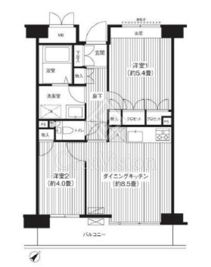 ステラメゾン武蔵小山　608号室　間取り
