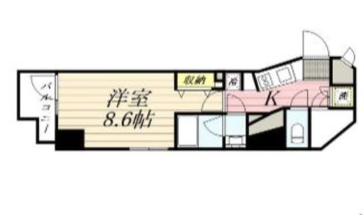 グランパセオ麻布十番　904号室　間取り