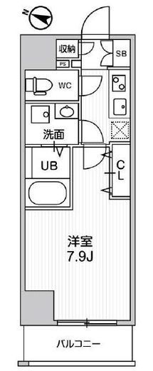 江戸川橋ステーションレジデンス　602号室　間取り