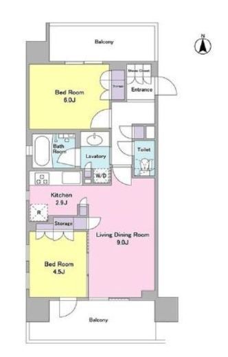 ラクラス目白　501号室　間取り