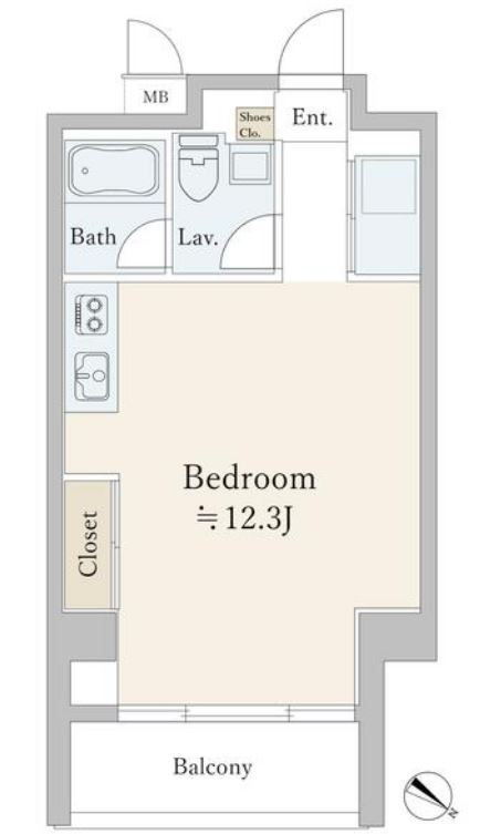 taliesin CY　602号室　間取り