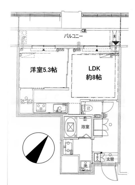 キャピタルゲートプレイス　ザ・レジデンス　909号室　間取り