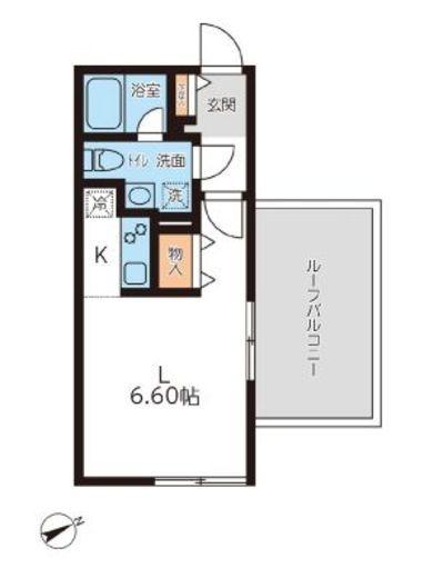パセオ新宿　502号室　間取り