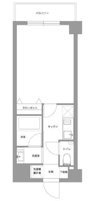 リバーテラス月島　306号室　間取り