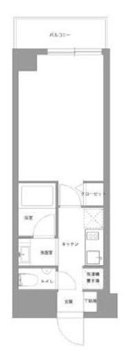 リバーテラス月島　211号室　間取り
