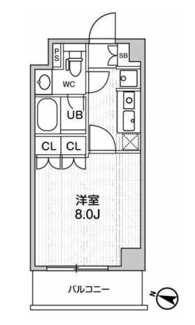 ディームス麻布狸穴町　209号室　間取り