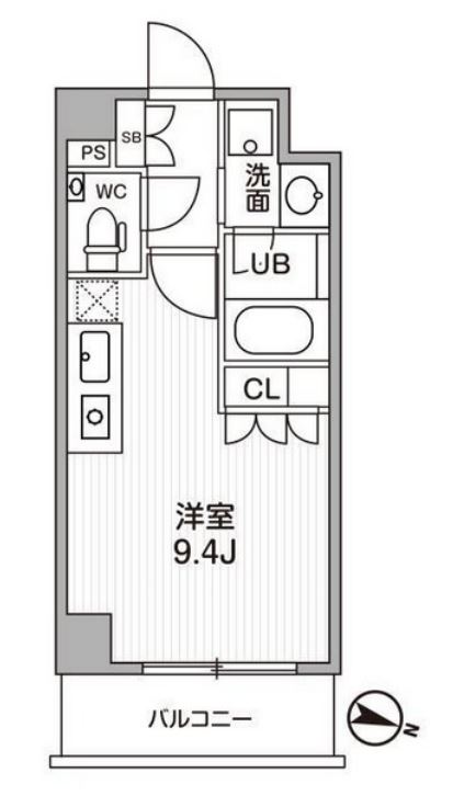 ディームス麻布狸穴町　314号室　間取り