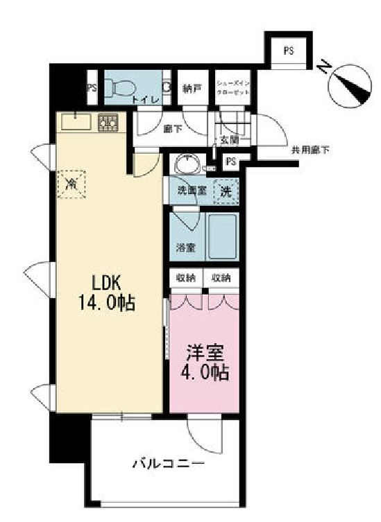 アトラス表参道　901号室　間取り