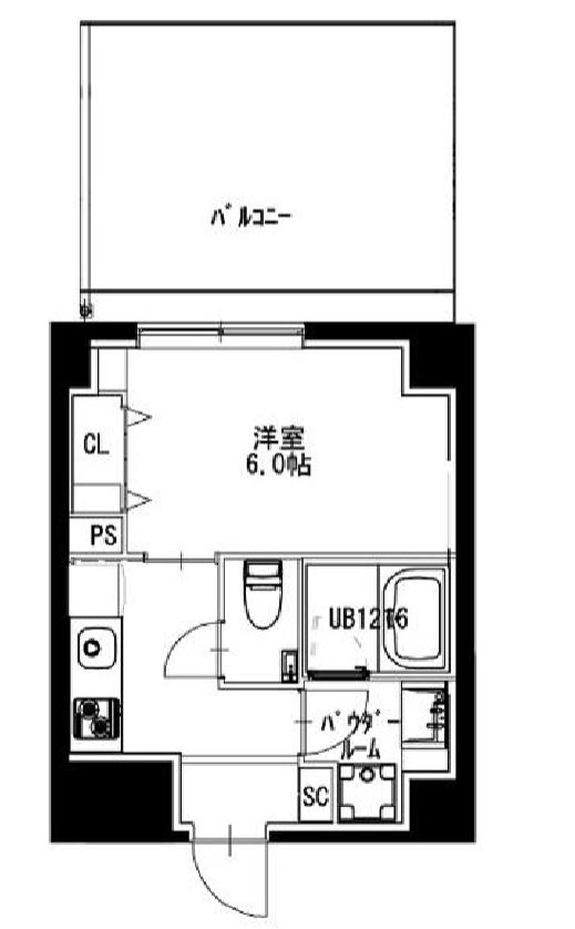 市ヶ谷仲之町ヒルズクレスト North棟　601号室　間取り