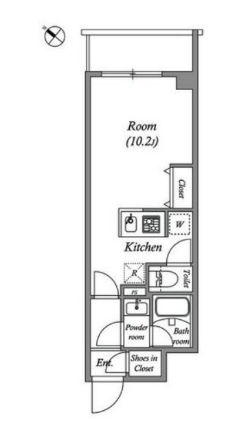 ルネサンスコート新宿余丁町　309号室　間取り
