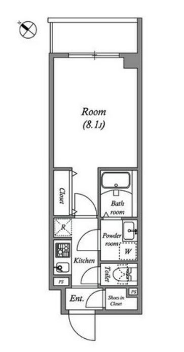 ルネサンスコート新宿余丁町　301号室　間取り