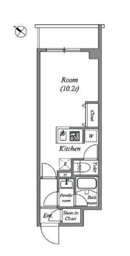 ルネサンスコート新宿余丁町　207号室　間取り