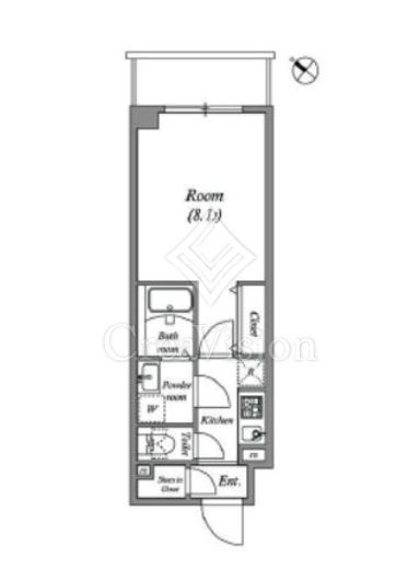 ルネサンスコート新宿余丁町　302号室　間取り