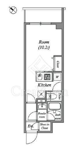 ルネサンスコート新宿余丁町　309号室　間取り