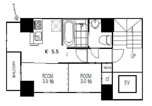 トゥールエトワール麻布　301号室　間取り