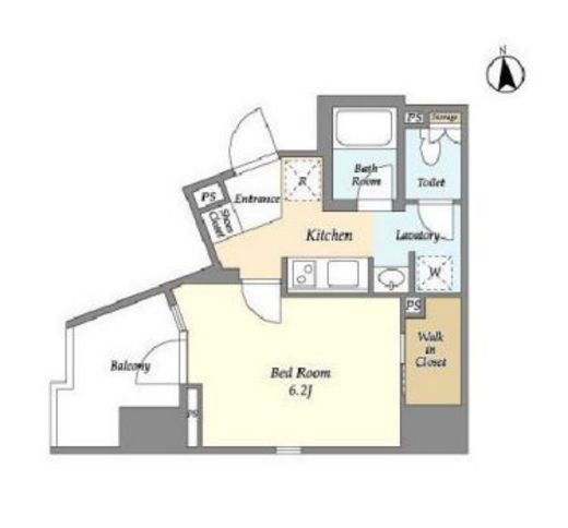 ライトテラス秋葉原　1001号室　間取り