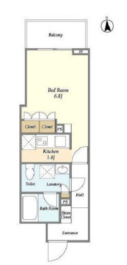 ライトテラス秋葉原　603号室　間取り