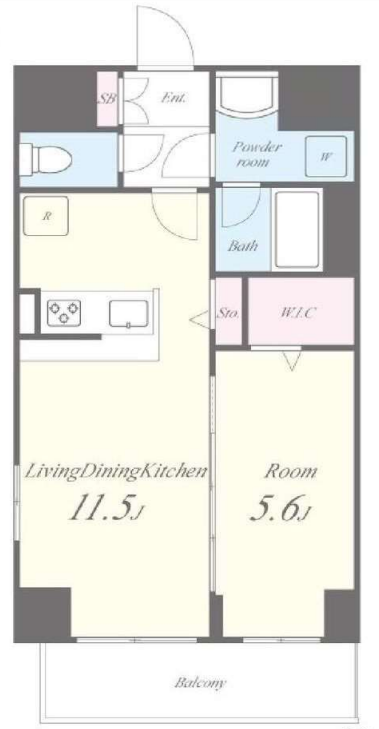 ブランエール戸越　101号室　間取り