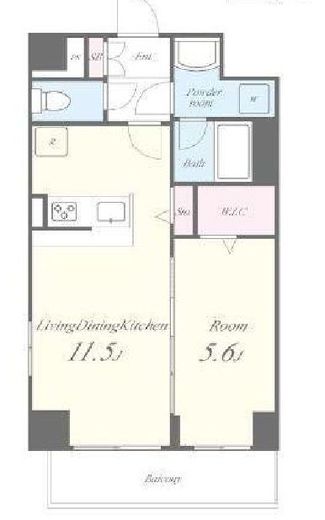 ブランエール戸越　502号室　間取り