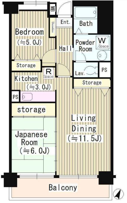 クリケットヒル富ヶ谷　601号室　間取り