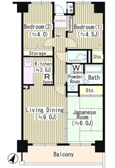 クリケットヒル富ヶ谷　503号室　間取り