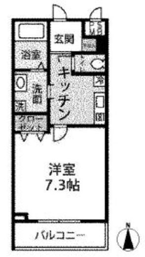 ドゥーエ四谷三丁目　402号室　間取り