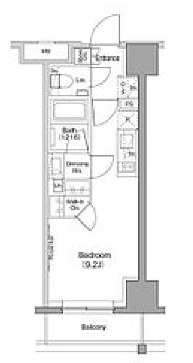 ザ・パークハビオ木場　314号室　間取り