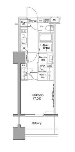 ザ・パークハビオ木場　1003号室　間取り