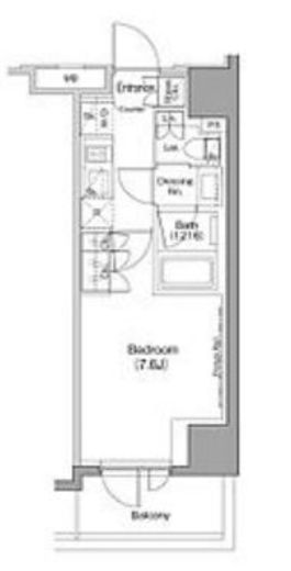 ザ・パークハビオ木場　1115号室　間取り
