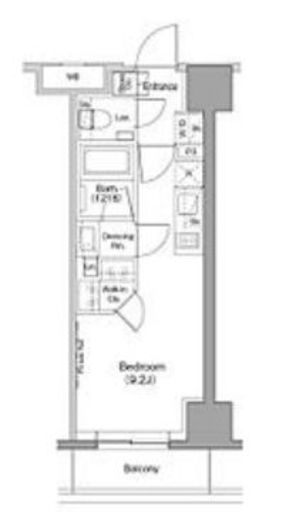 ザ・パークハビオ木場　514号室　間取り