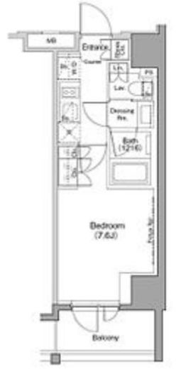 ザ・パークハビオ木場　915号室　間取り