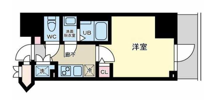 プライマル品川大森海岸　1103号室　間取り