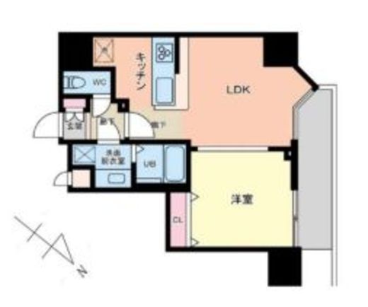 プライマル品川大森海岸　201号室　間取り